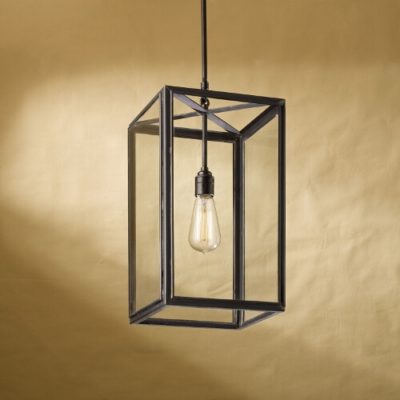 Ilford pendant weathered brass