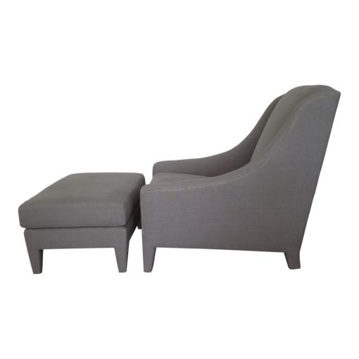 Charlize armchair with ottoman