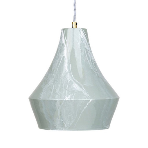 Pembroke Bone China Pendant Grey Marble Finish