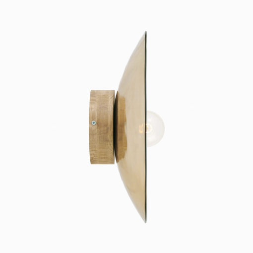 ZENITH Small Gold Wall and Ceiling Light