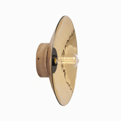 ZENITH Small Gold Wall and Ceiling Light