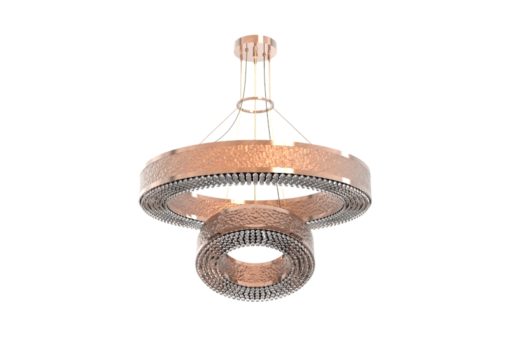 Astele - Marlow Double Ring Chandelier Copper