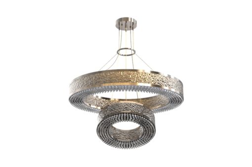 Astele - Marlow Double Ring Chandelier Oxidized