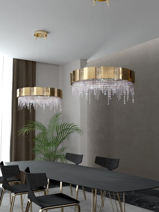 Astele - Merin Chandelier Polished Brass